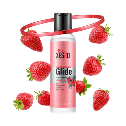 XESSO Lube & More Waterbased Lube 4 fl. oz. XESSO Scented Rear Comfort Glide 4% Lidocaine, Fresh Strawberry